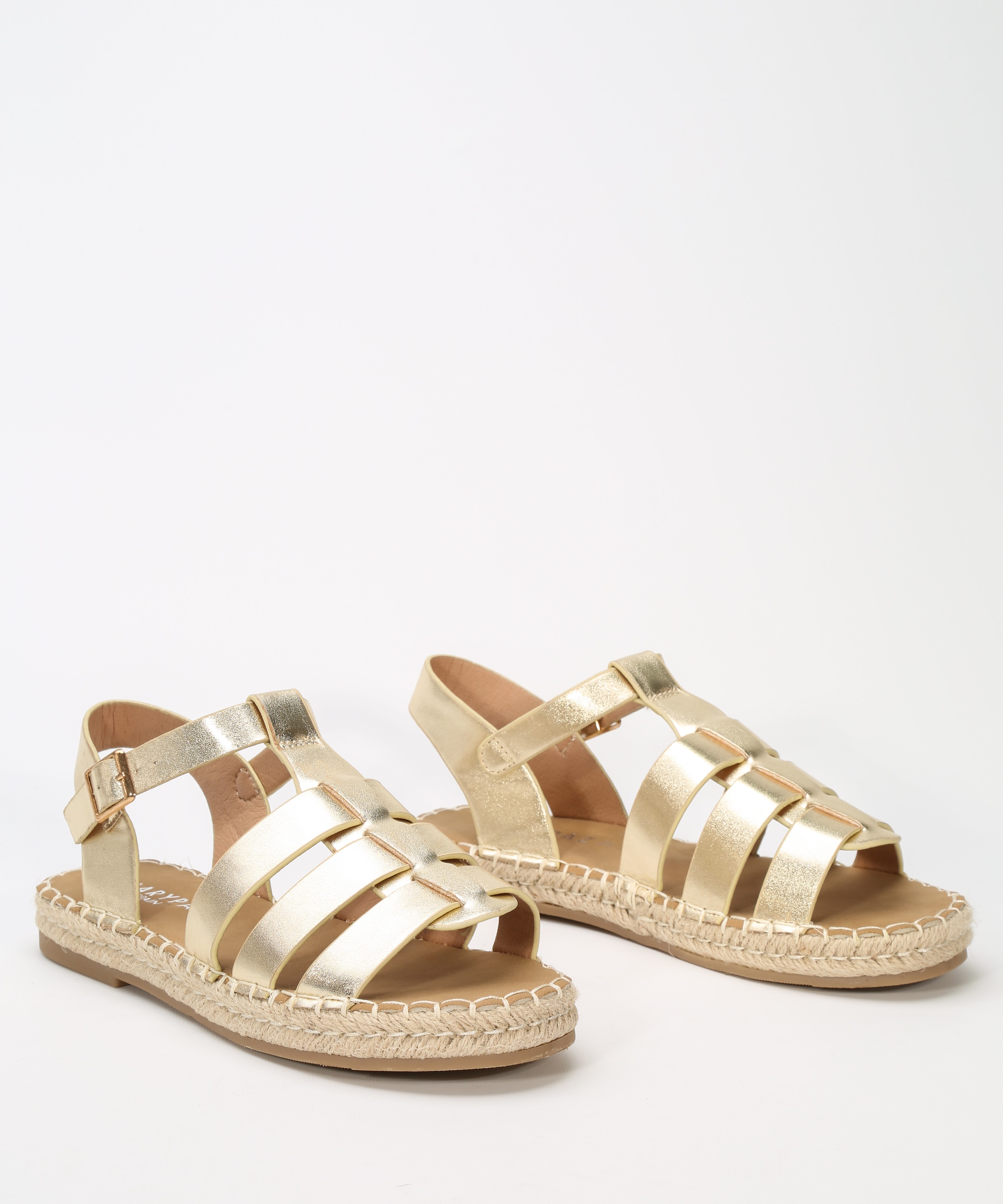 Sandalias cangrejeras yute planas image number null